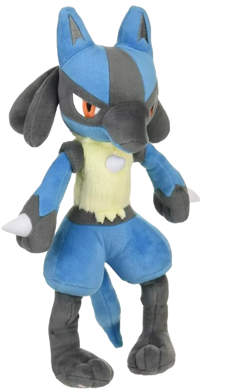 Peluche Pokémon Lucario ≃ 20 Cm - All Star Collection