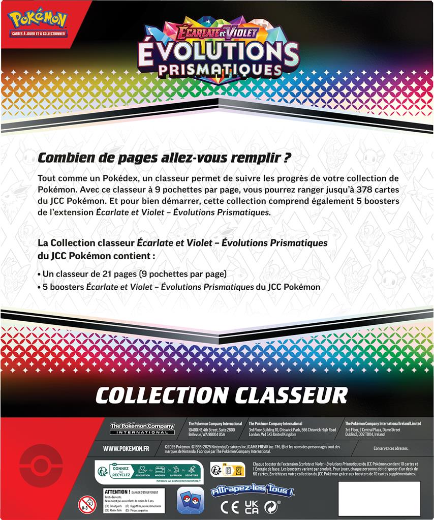Coffret Classeur Évolutions Prismatiques