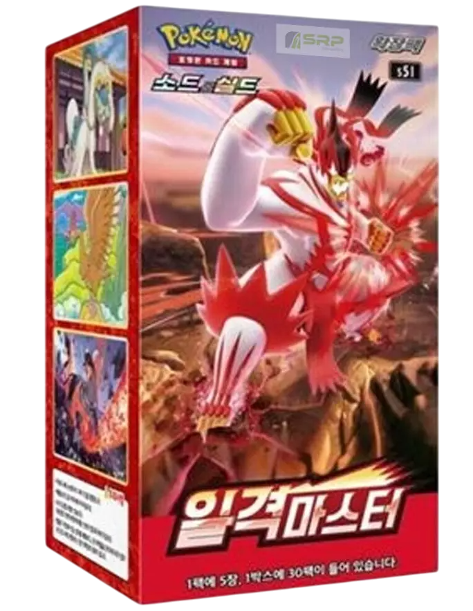 Booster Raging Masters Display de 30 Boosters - Single Strike Master S5L - KR
